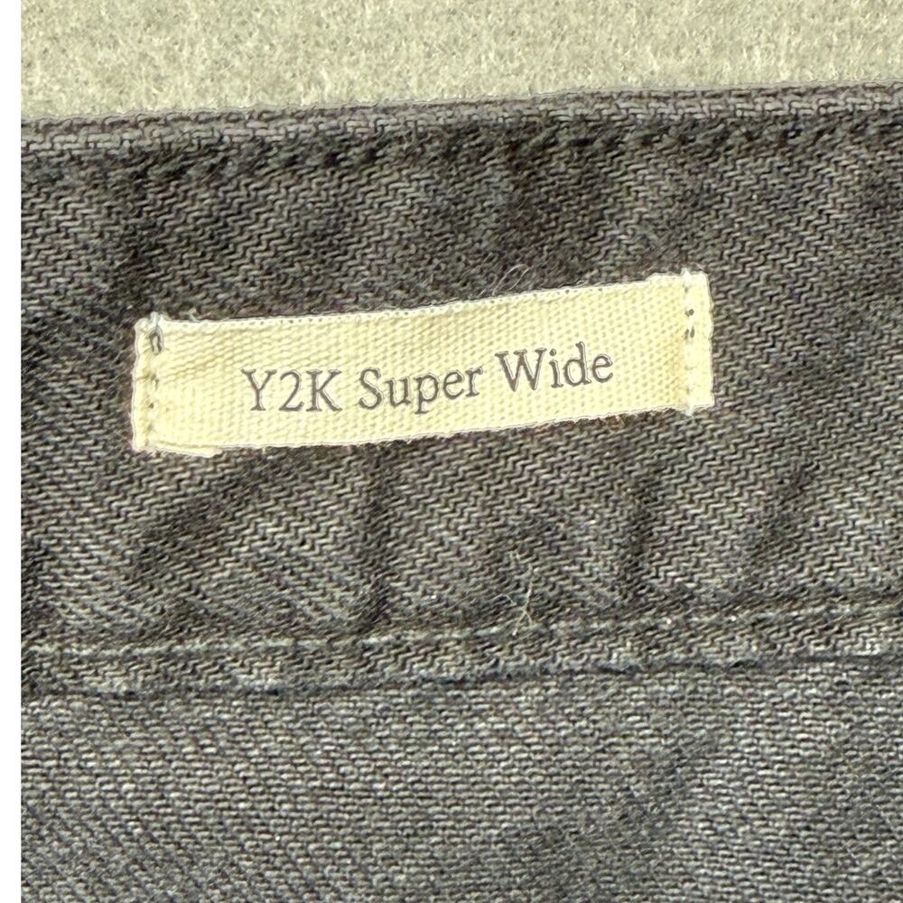 Cotton on Men's Y2K Super Wide Jeans - Black 30 Regular $90 - Picture 10 of 12